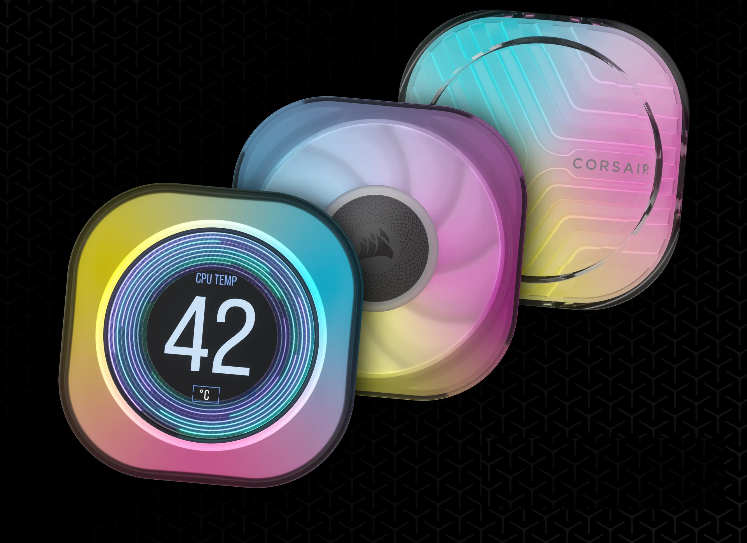Os módulos CapSwap: ecrã LCD, ventoinha e tampa decorativa