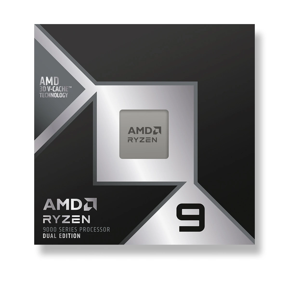Caixa do processador AMD Ryzen 9 9950X3D2 Dual Edition