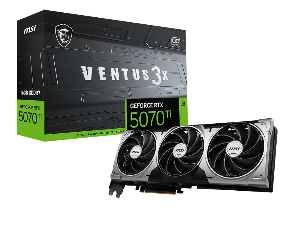 MSI GeForce RTX 5070 Ti Ventus 3X OC 16GB
