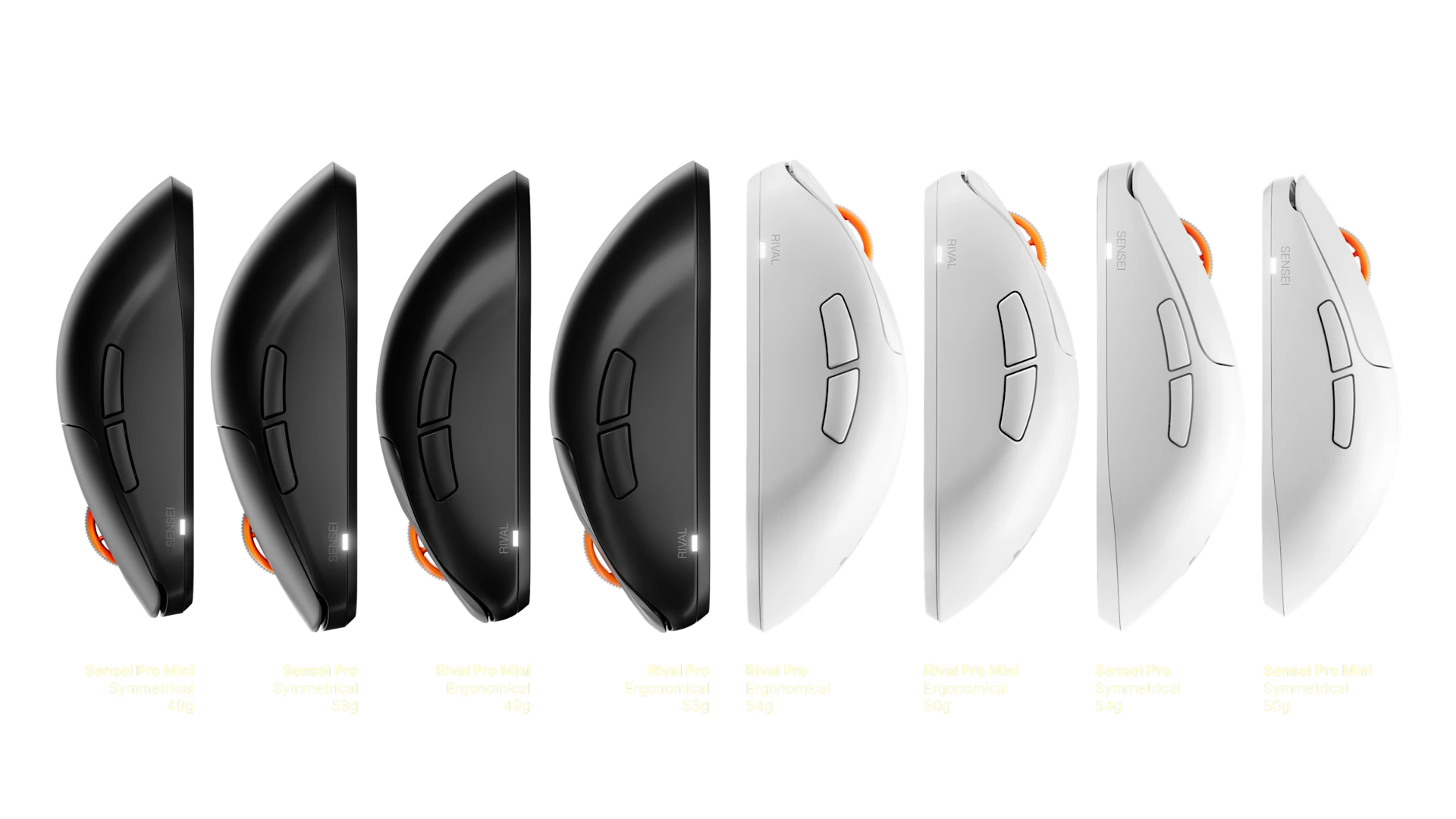 A linha Sensei Pro e Rival Pro