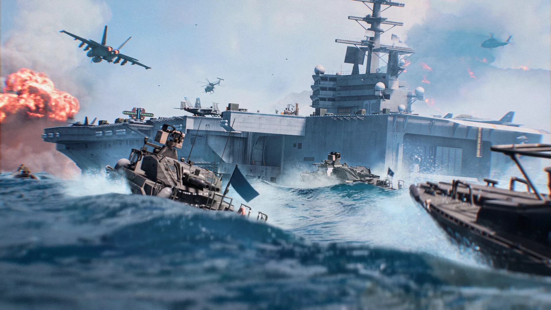 Porta-aviões em Battlefield 6