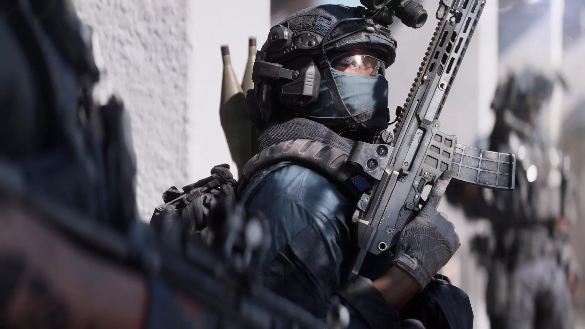 Soldado a apontar em Battlefield 6