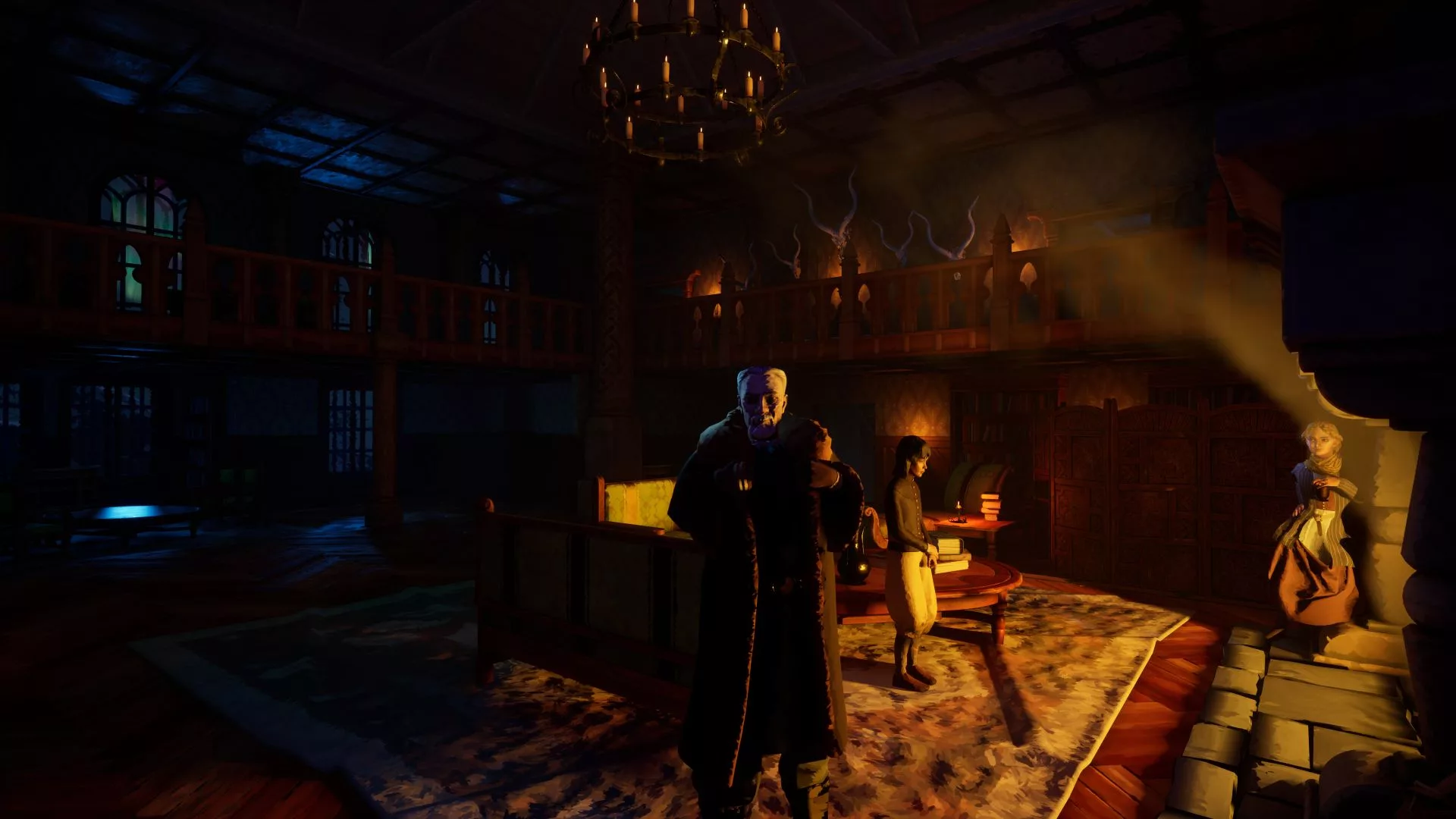 Combate de cartas em The Killing Stone