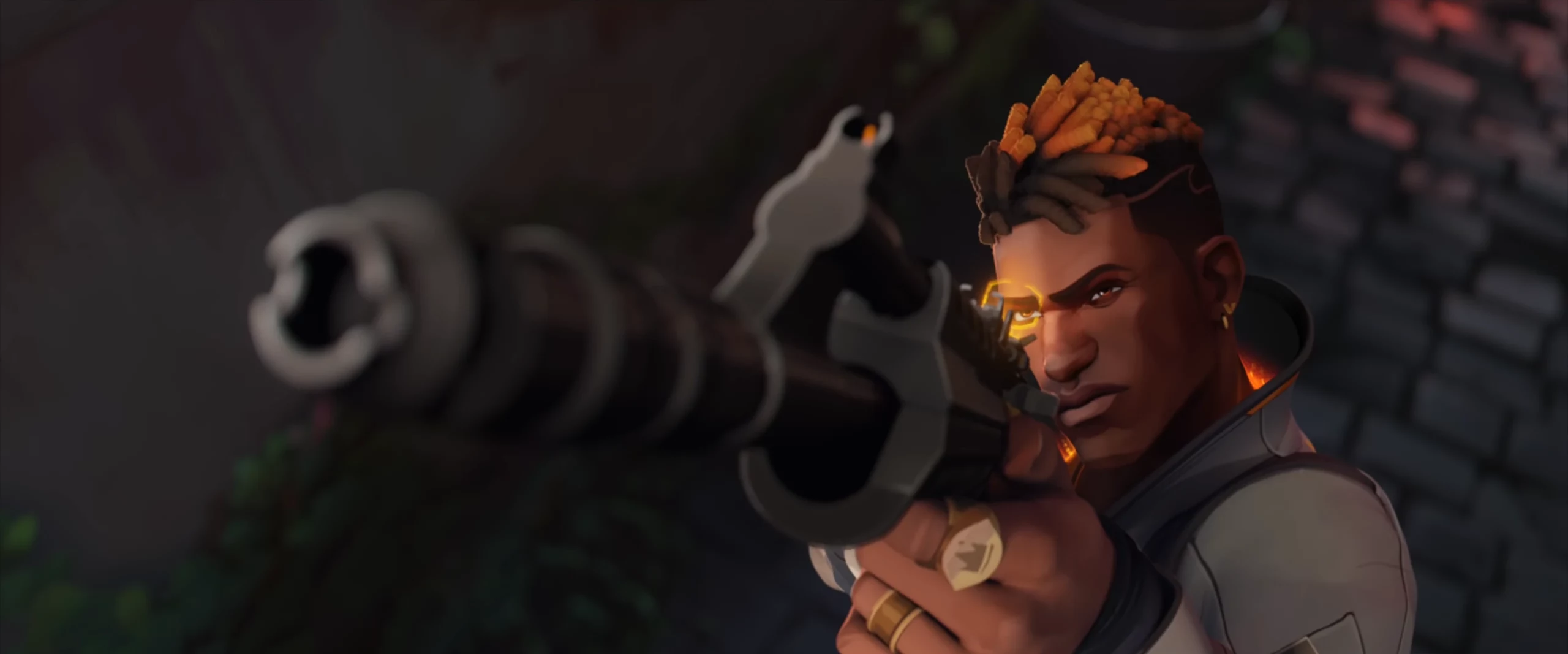 Phoenix, agente de Valorant, de arma apontada